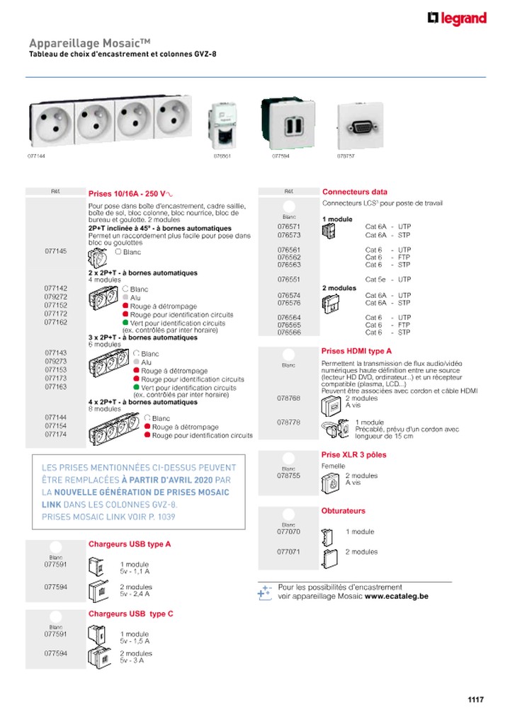 catalogue Legrand Group