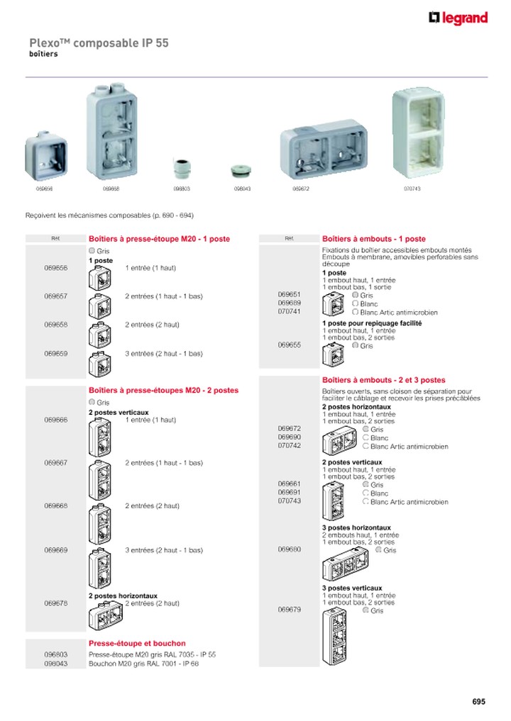 catalogue Legrand Group