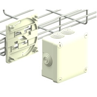 Fixation pour câble électrique  Boîte de dérivation, fixation et